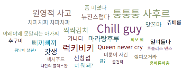  2025년 최신 유행어
