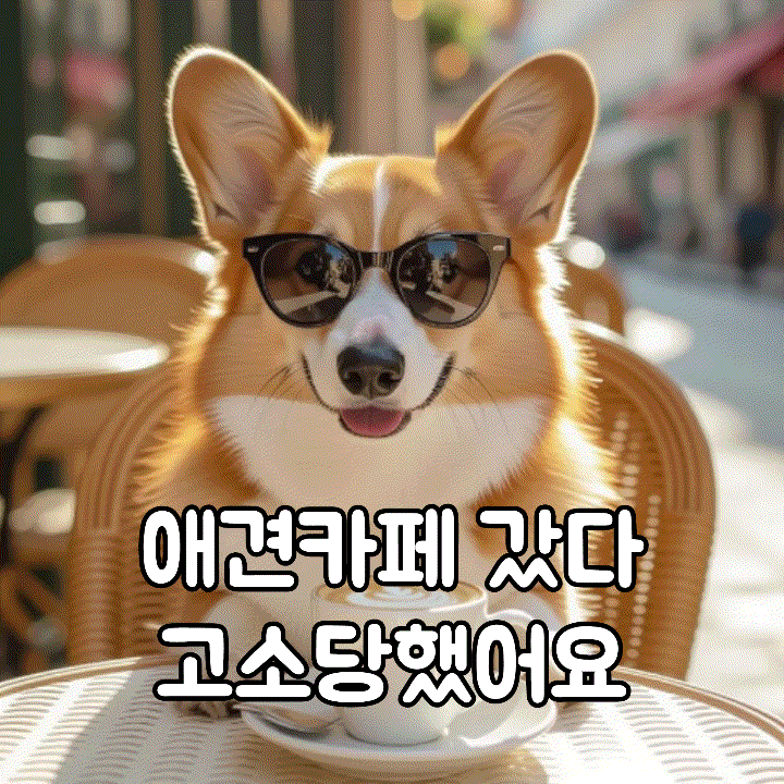  애견동반카페 갔다 신고당한 썰