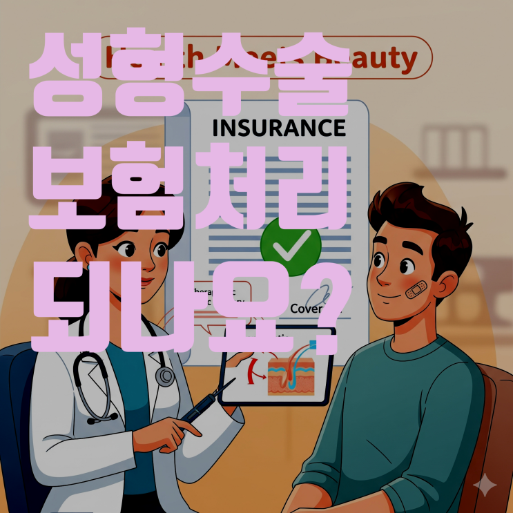  성형수술, 과연 보험 처리 될까요?