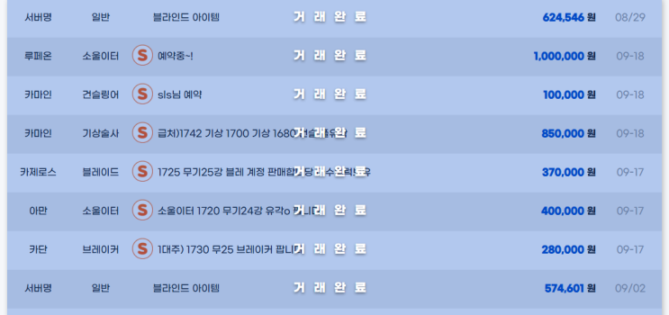  게임 아이템 계정 판매 시세 매기는 방법 (쌀먹하기)
