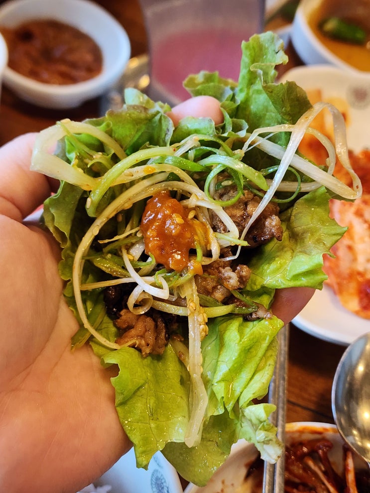  쌈채소 리필 가능한 별내 점심 맛집! 태릉허참갈비 솥밥쌈밥정식