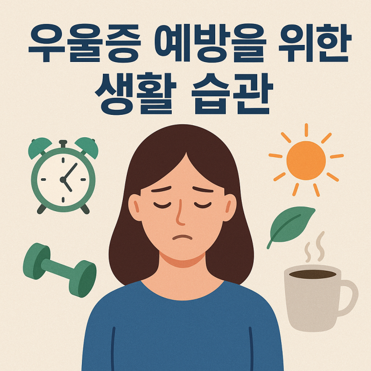  우울증 예방을 위한 생활 습관 7가지