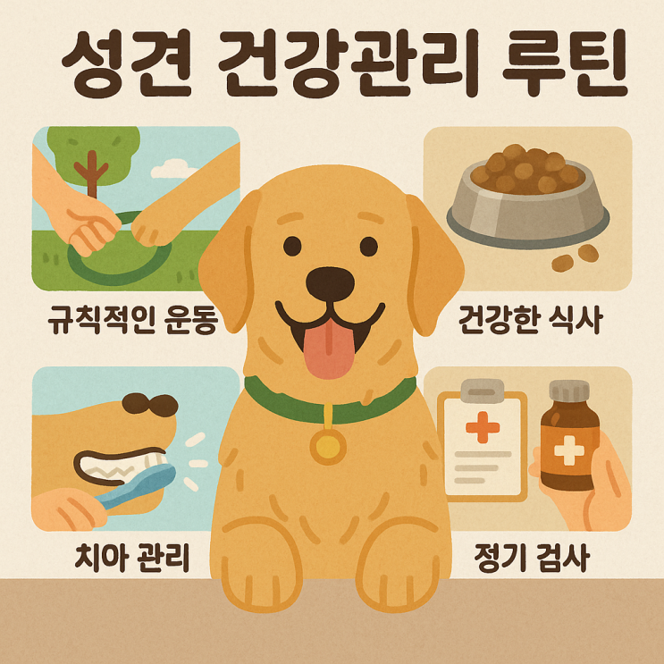  성견 건강관리 루틴: 우리 아이를 위한 필수 체크리스트