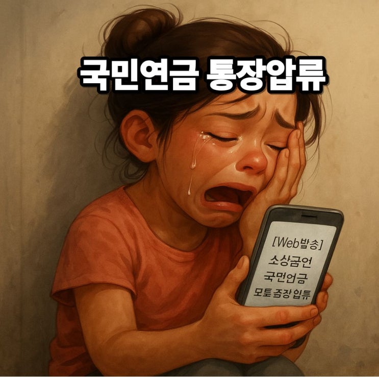  국민연금 통장 압류 해제방법과 소상공인 현실 이야기