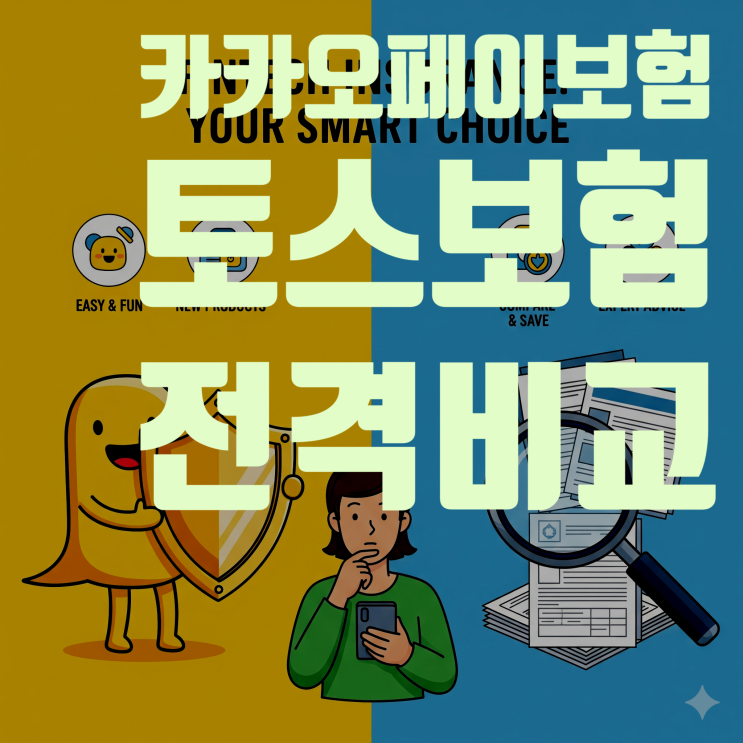  카카오페이 vs 토스 보험 전격 비교: 당신의 보험, 어디가 더 똑똑할까? (장점과 한계점 완벽 분석)