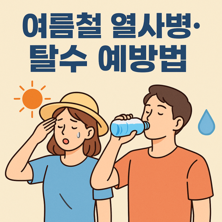  여름철 열사병·탈수 예방법 총정리