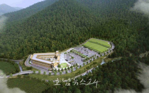  ‘고흥군립하늘공원 조성사업’ 공정률 80% 달성... 10월부터 사전접수 시작