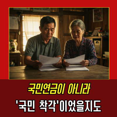  당신이 국민연금에 속고 있다는 증거 4가지
