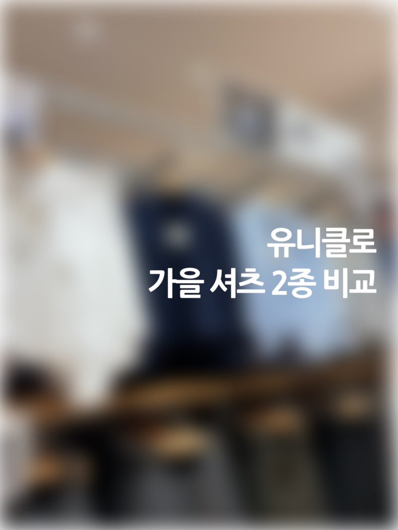 유니클로C 코튼 셔츠 JW 앤더슨 유니클로 옥스포드 박시 셔츠 비교