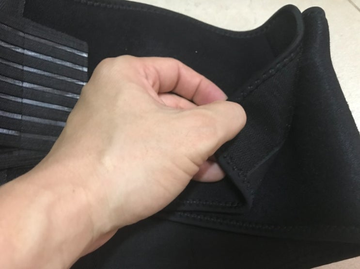  다이소 허리 보호대 2중 밴드 효과 좋을까? (척추측만증 환자 후기)
