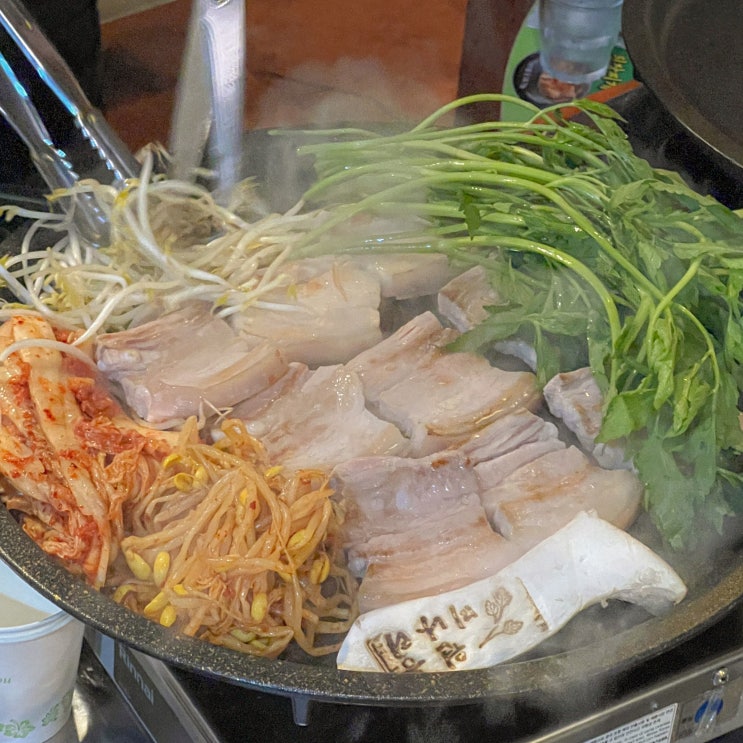 남영역 근처 맛집 원동미나리삼겹살 퀄리티부터 남다른 고기집