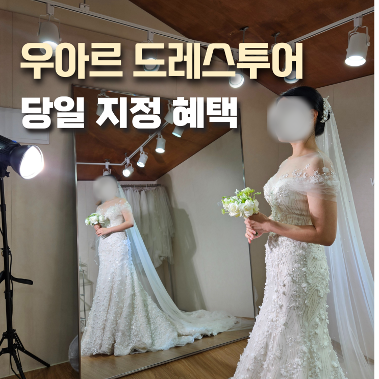  드레스 투어 우아르웨딩 당일지정 혜택 알고가야 하는 이유 (25년도)
