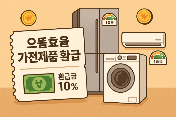  고효율 가전제품 싸게사기! 으뜸효율가전 환급사업