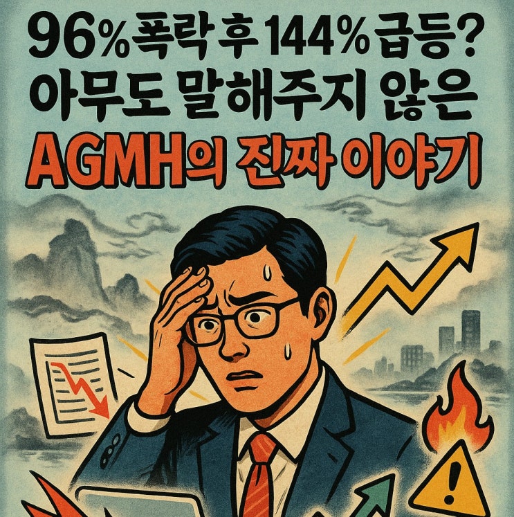  AGM 그룹 홀딩스 주가 (AGMH 주식) 96% 폭락 뒤 144% 급등 진실?