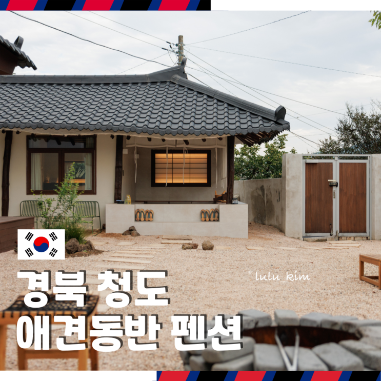  경북 청도 애견동반 독채펜션 스테이더담 청도 사촌점 4인 가족 강아지 동반 여행 감성숙소 후기