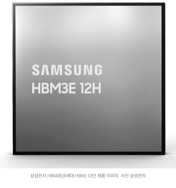  삼성전자, 드디어 엔비디아 벽 뚫었다  HBM3E 12단 품질 인증 성공