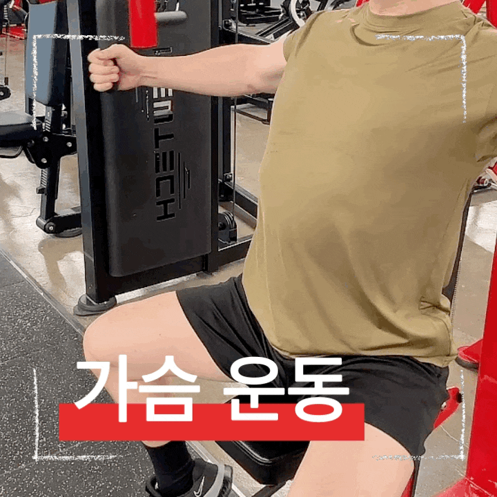 가슴 중앙 모아주는 펙덱 플라이 머신 운동방법