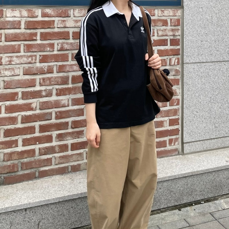 간절기 꿀템 아디다스 럭비폴로티셔츠 리뷰(사이즈, 핏 etc.)