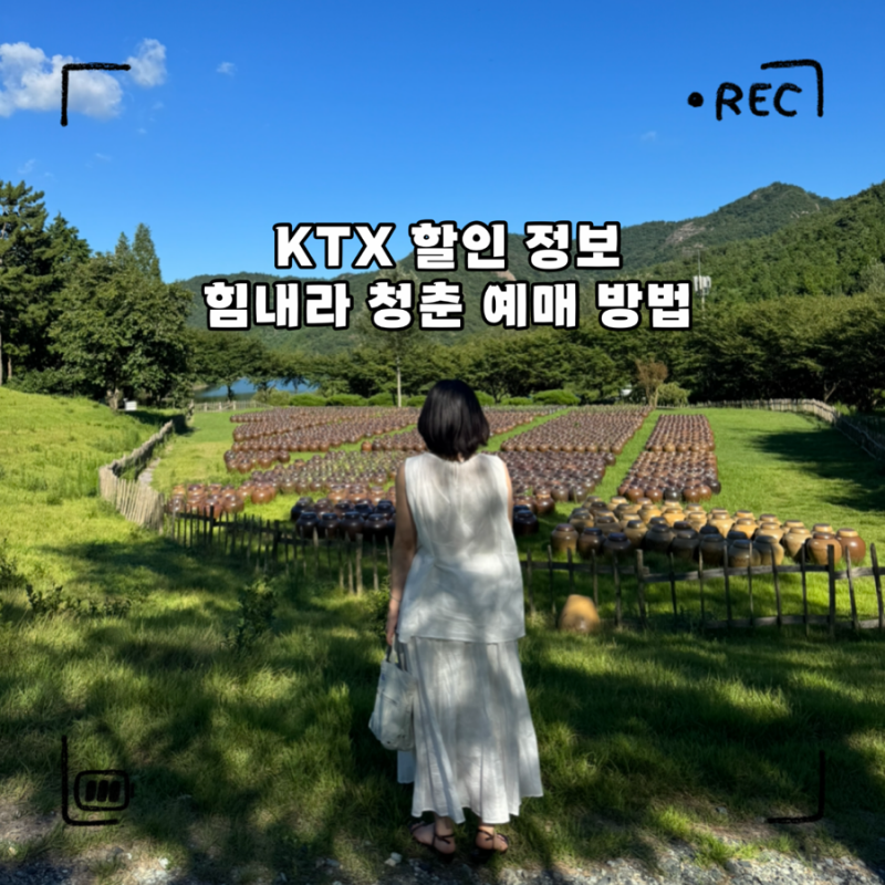 [KTX 청년 할인 정보] KTX 힘내라 청춘 예매 방법