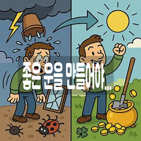  좋은 운을 만들어야...