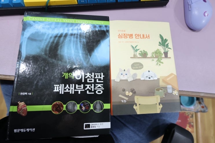  강아지 고양이 도서 심장병 안내서 이첨판폐쇄부전증 책 비교