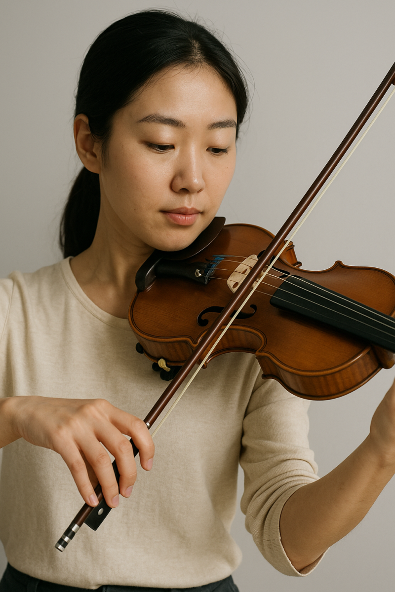 바이올린 튜닝 제대로 하는 방법 (튜너 사용법 포함)