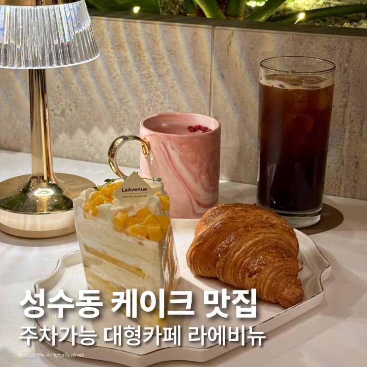  성수동 케이크 맛집 라에비뉴 성수역 주차가능 카페 추천