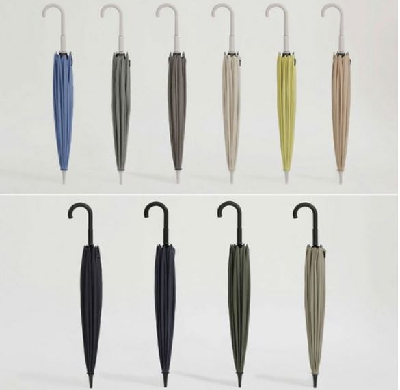  일본 마나 슈파토 자동 장우산 58/62cm | 묶을 필요 없는 간편 접이식