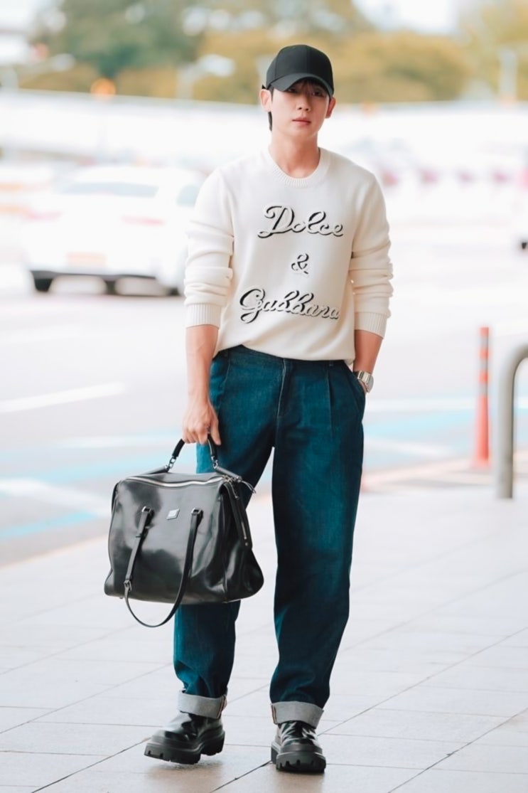 "앰버서더 클래스" 정해인, 오늘자 공항 패션