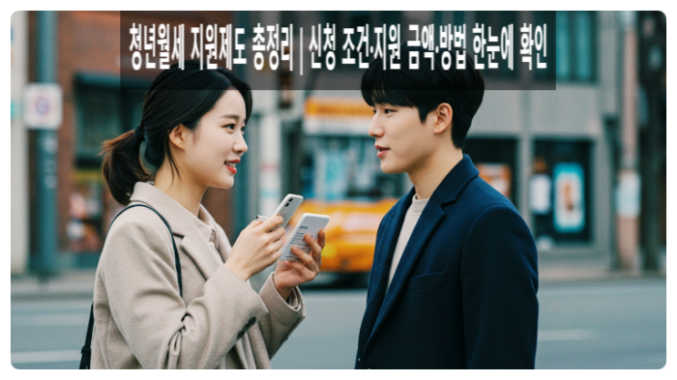  “2025 청년월세 지원제도 총정리｜신청 조건·지원 금액·방법 한눈에 확인”
