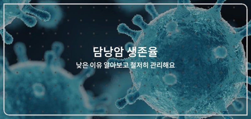 담낭암 생존율 낮은 이유 알아보고 철저히 관리해요