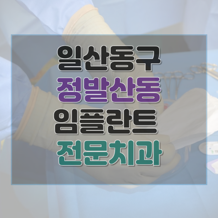  고양시 정발산동 치과 임플란트 가격 및 후기와 추천 병원 5곳