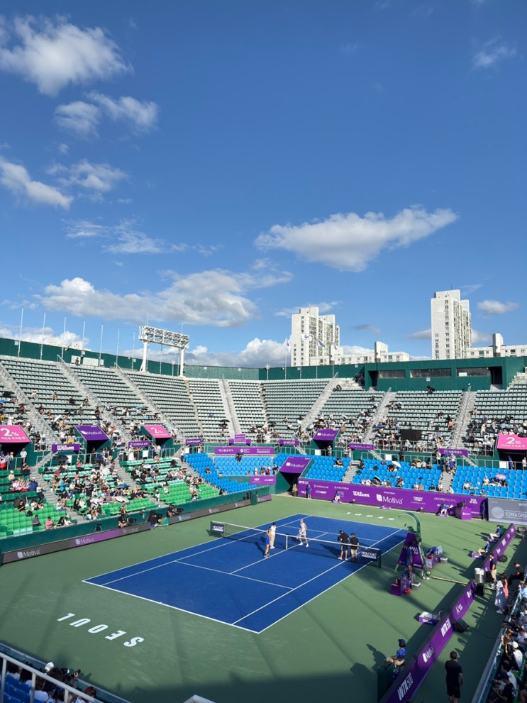 2025 <b>코리아 오픈</b> 테니스대회 WTA 500 <b>시비옹테크</b> 경기 직관
