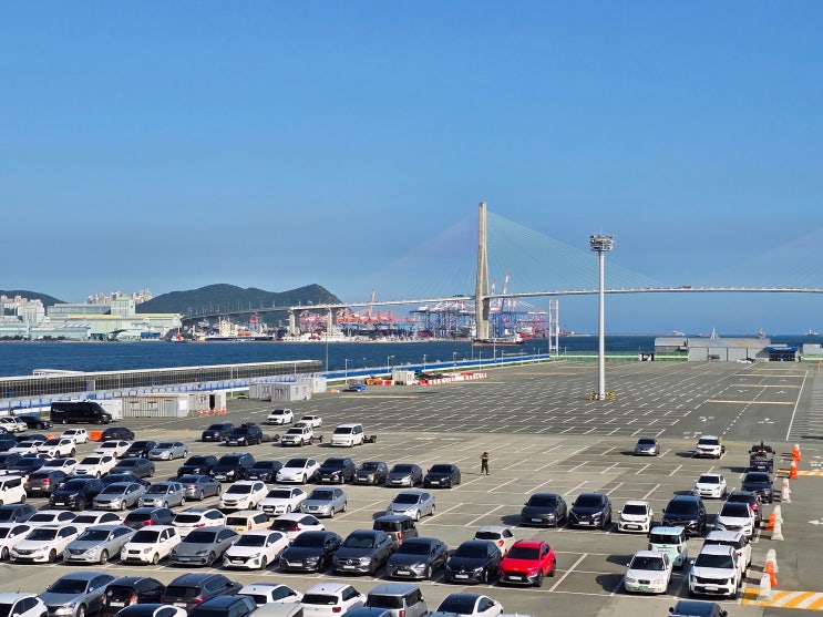  추석 연휴 부산항 국제여객터미널 실내주차장 야외주차장 요금 자리 위치