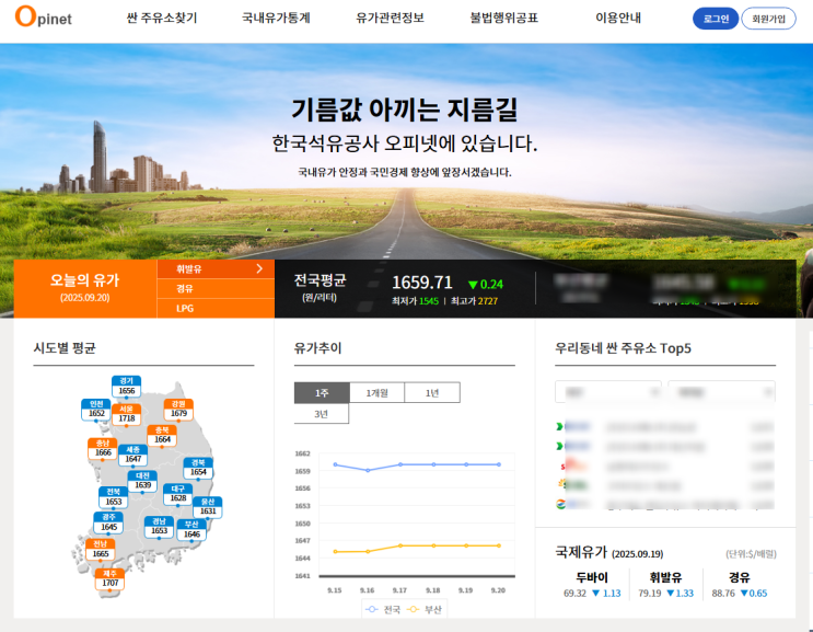  근처 주유소 가격 비교 어플 검색하는 방법으로 싼값에 기름넣어요