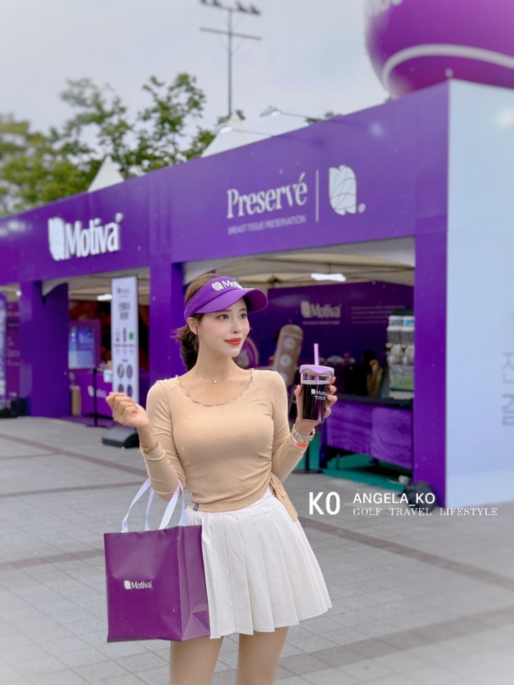  WTA 코리아오픈 2025 테니스 대회 모티바코리아 메인 스폰 모티바 부스 행사 in올림픽공원테니스장