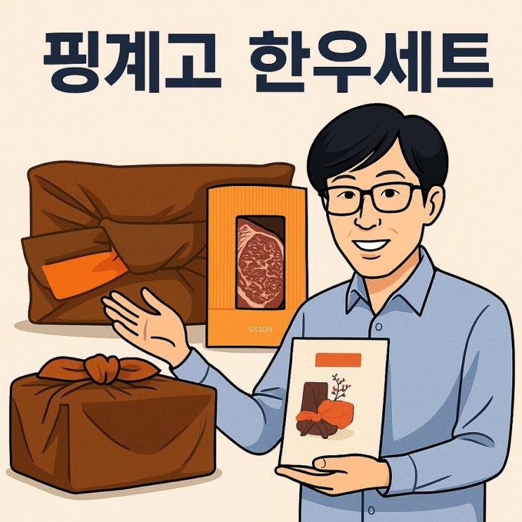  핑계고 한우 설로인추석선물세트 유재석 추천 제품(feat.이병헌, 이성민, 염혜란)