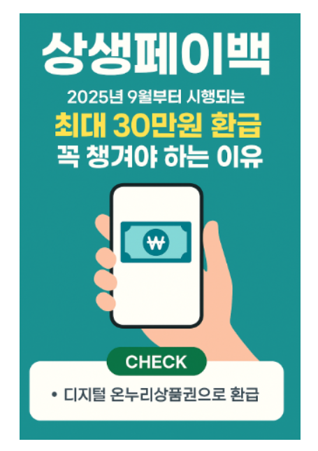  상세페이백 최대30만원 환급 신청방법 기간 총정리