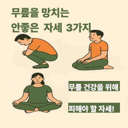  물리치료사가 알려주는 무릎 건강을 위해 반드시 피해야 할 동작들 3가지