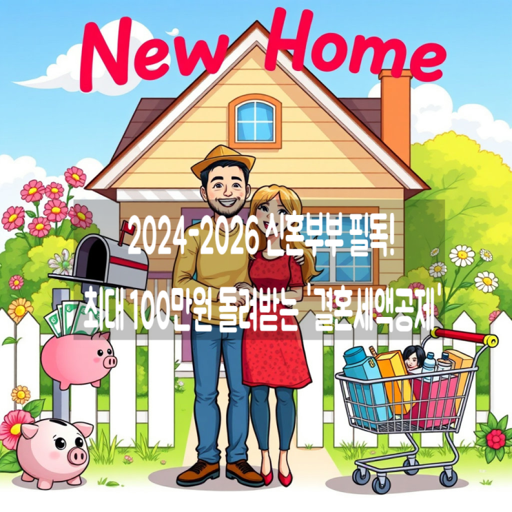  2024-2026 신혼부부 필독! 최대 100만원 돌려받는 '결혼세액공제'