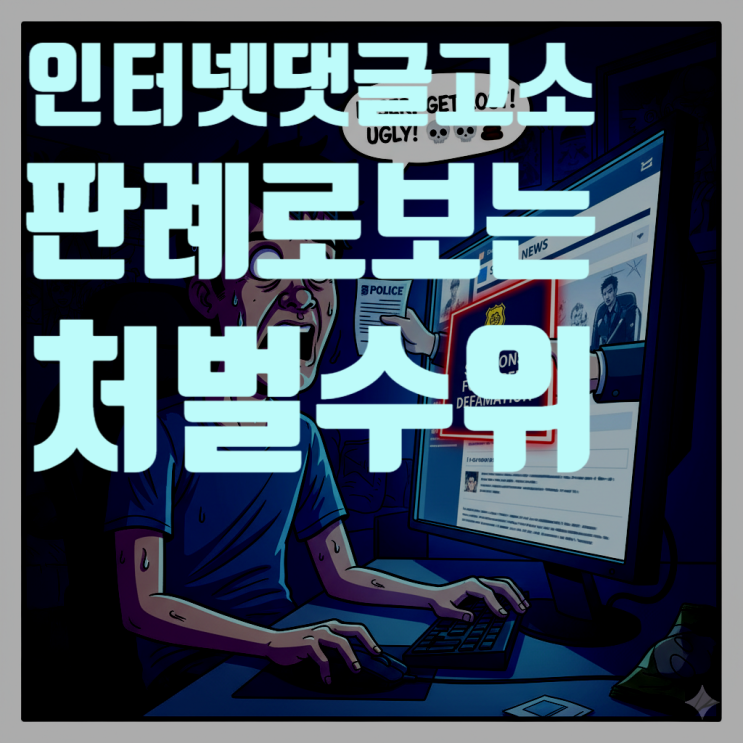  판례로 알아보는 인터넷 댓글 고소, 처벌 수위 총정리 (2025년 최신)