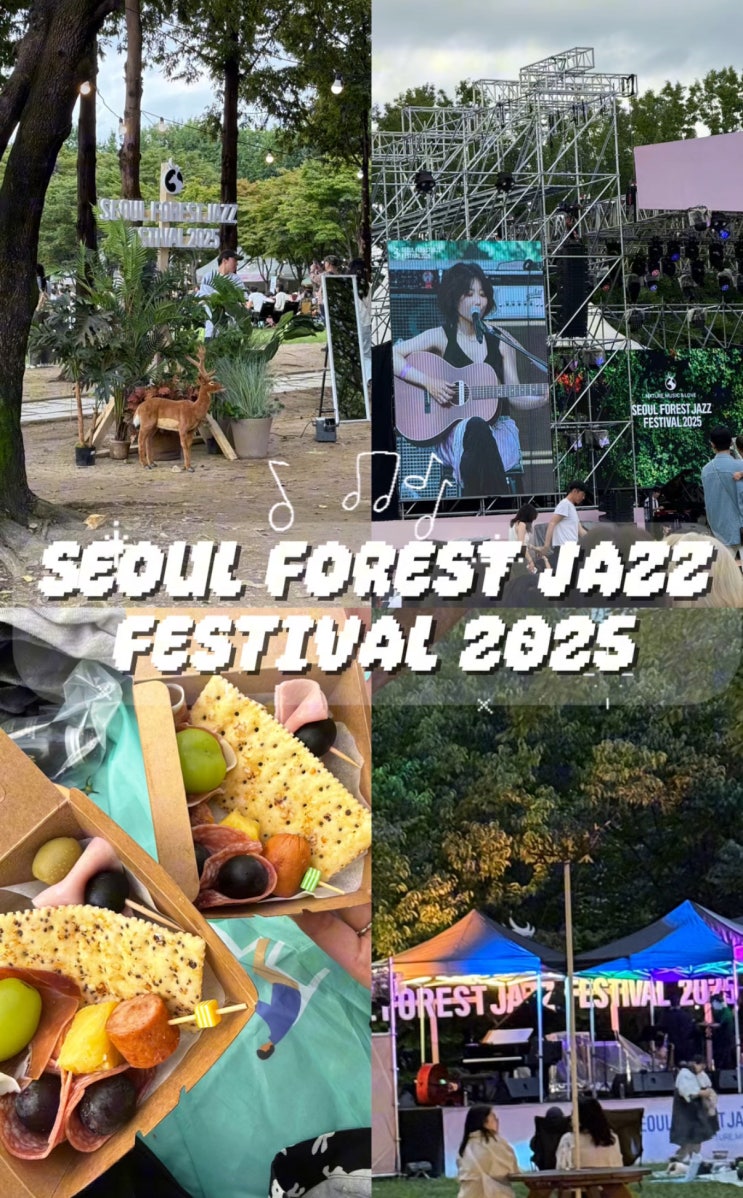  서울숲 재즈 페스티벌 2025 토요일 1일권 후기 | 준비물, 주차, 꿀팁까지