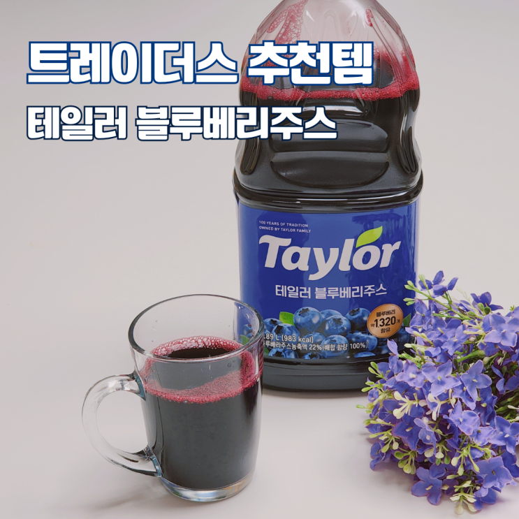  테일러 과일주스 추천 트레이더스 추천템 테일러 블루베리주스