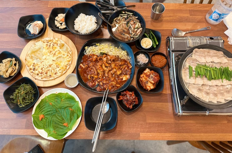  [군산 맛집] 전북 군산시 실내 놀이터 맛집 불끈낙지 군산점 점심특선 메뉴 추천