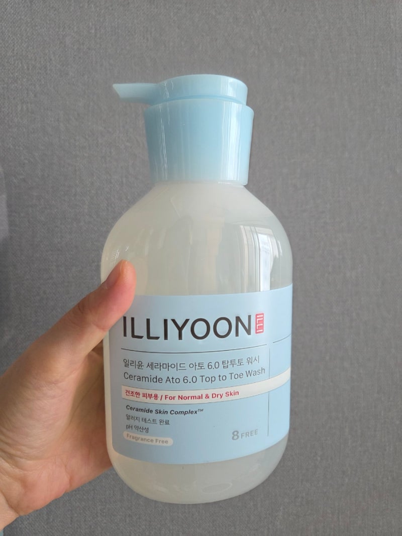 [내돈내산]일리윤 세라마이드 아토 6.0 탑투토 바디워시 무향 500ml/온가족 바디워시