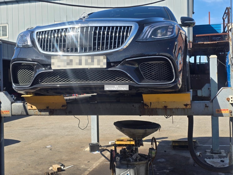  벤츠 W222 S클래스 S350Ld  - 캐스트롤 C3등급 5W-30 엔진오일 오일필터 에어크리너필터교환, 일산 파주 수입차정비 수입차수리 일급내유공업사