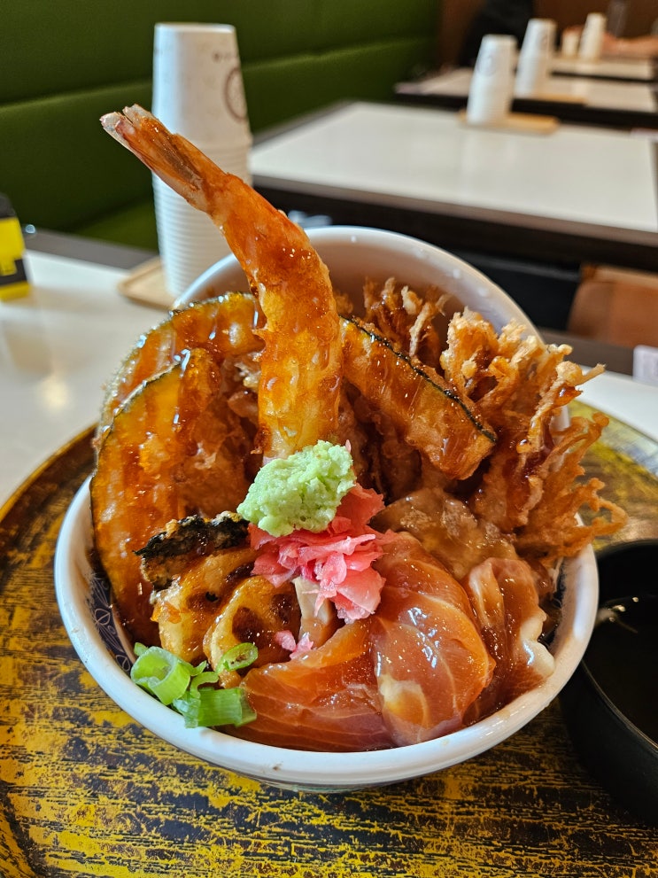  용산 아이파크몰 맛집 추천 온기정 텐동