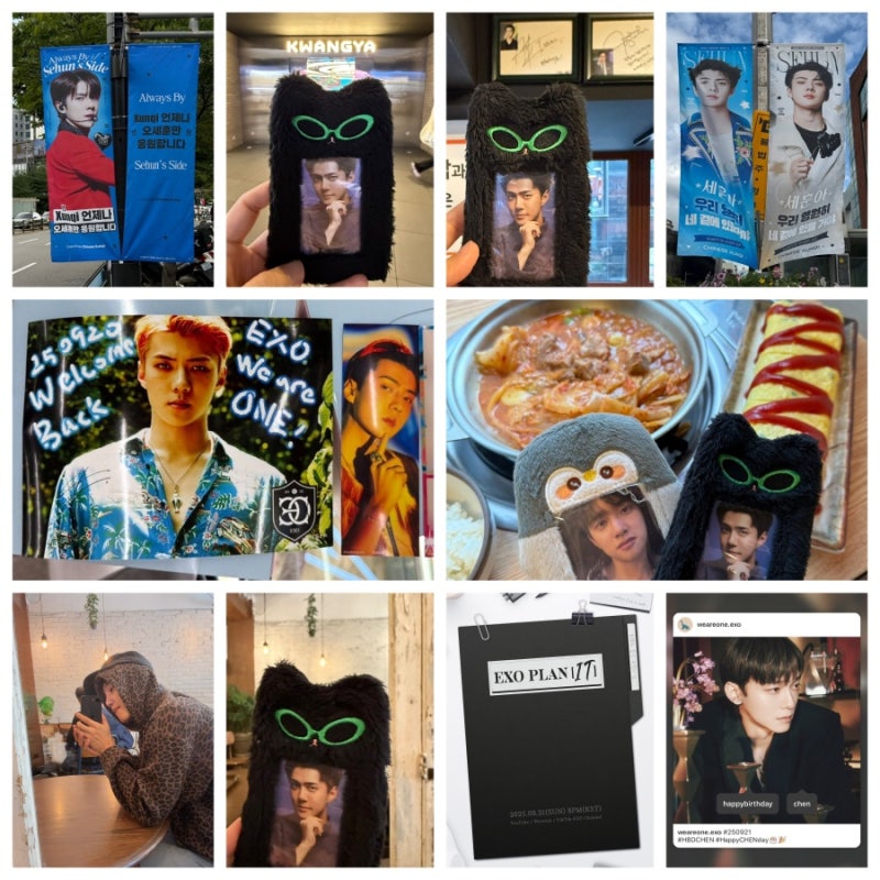 [EXO] 1460. 250920 Happy Sehun Discharge Day 2 - Discharge Banners (Kwangya & Apgujeong) & Cheongdam-dong Sehun's Favorite Restaurant with Kai