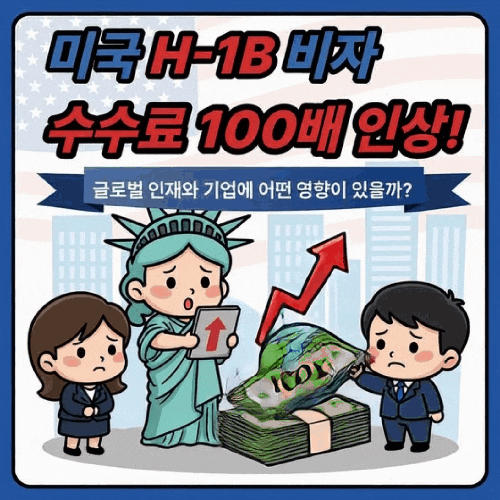  H-1B 비자 100배 인상, 해외취업·한국 기업 영향은