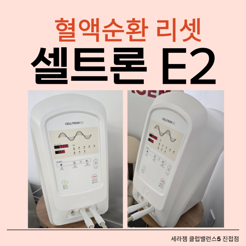 셀트론 E2 세라젬 전위치료기 – 집에서 하는 혈액순환 관리 끝판왕!